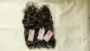 Paquetes de cabello humano ondulado Premium indio virgen crudo, paquetes de cabello a granel de trama de máquina virgen cruda de templo, cabello virgen indio crudo - Product Image 6