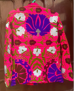 Blazer brodé Bohochic Suzani en forte demande Veste Femme Suzani - Product Image 2