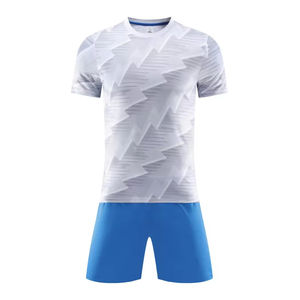 Barato cómodo 100% poliéster secado rápido transpirable entrenamiento fútbol kit conjuntos de uniformes de fútbol - Product Image 2