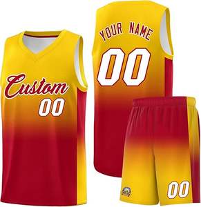 Uniforme de maillot de basket-ball en polyester de sublimation pour jeunes au design personnalisé - Product Image 5