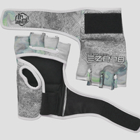 Meilleurs gants de grappling MMA haute performance 4oz à paume ouverte en cuir véritable, séchage rapide, évacuation de l'humidité, fermeture auto-agrippante, pour boxe et usage quotidien