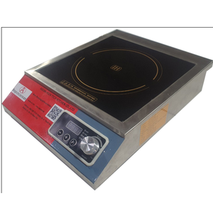 Cuisinière à induction simple en acier inoxydable à usage commercial avec source d'alimentation électrique à contrôle de température réglable pour les hôtels domestiques - Product Image 3