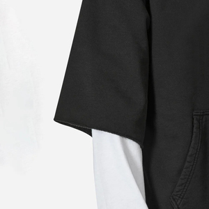 Boxy Fit Hoodie 420gsm de alta calidad peso pesado personalizado puff estampado sudaderas con capucha 100% algodón canguro bolsillo cordón sudaderas con capucha - Product Image 6