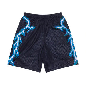 Full Customized Unisex Mesh Basketball Shorts Breathable Sublimated Sports Jogging Shorts Customized Color for Men's - Product Image 1