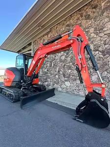 Machine d'excavation Kubota U55-5, mini-excavatrice sur chenilles de 2 tonnes avec moteur Laidong, pompe hydraulique Eaton, boîte de vitesses à vendre - Product Image 4