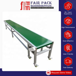 Convoyeur à bande plate à vitesse réglable en acier inoxydable de qualité supérieure, à faible bruit, vendu dans le monde entier, provenant d'Inde - Product Image 4