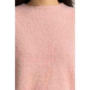 เสื้อสเวตเตอร์ไหมพรมทรงเคปสำหรับผู้หญิง รุ่น WM-SWT-WS24-058 สไตล์ลำลอง ผลิตจากอะคริลิก 100% แขนพองทรงหลวม เหมาะสำหรับฤดูใบไม้ผลิ ฤดูใบไม้ร่วง และฤดูหนาว - Product Image 4