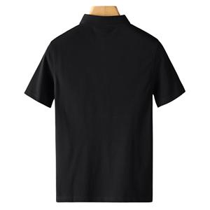 100% Cotton O-Neck Men's for T-<b>Shirts</b> with Custom Logo Printed Formal Style Short Sleeve Anti-Wrinkle 180g Terry Knit Fabric - Product Image 2