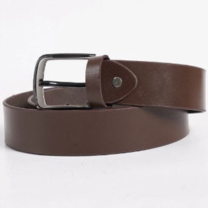 Cinturón formal de cuero vacuno clásico para hombre de alta calidad, para uso profesional y empresarial, cinturones de cuero genuino de lujo de Pakistán - Product Image 2