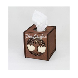 Porte-serviettes de boîte à mouchoirs en bois de conception fabuleuse avec une qualité supérieure pour l'utilisation de l'hôtel et du restaurant à la maison - Product Image 6