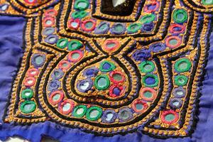 <b>Vintage</b> Kuchi Banjara Neck Yoke Patch Traditional Embroidery Applique Patch - Product Image 3