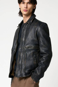 Chaqueta de Cuero para Hombre de Diseño Personalizado a la Moda, Ecológica y Transpirable, Estilo Urbano, Hecha en Pakistán para Hombres y Motociclistas - Product Image 4