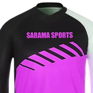 Camiseta de carreras de motocross, poliéster 100%, transpirable, absorbe la humedad, manga larga, cuello en V, camiseta de carreras con manga raglán - Product Image 4