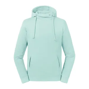 Sweat-shirt à col montant en coton biologique pur, sweats à capuche et sweats promotionnels durables - Product Image 5