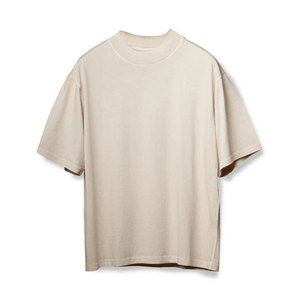 Camiseta cuadrada de talla grande para hombre con cuello redondo y mangas cortas 100% algodón y microfibra tela de punto de varios colores - Product Image 4