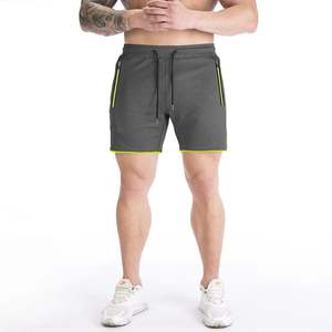 Personalizado de alta calidad 100% algodón polar de los hombres de entrenamiento Jogger Running Casual Shorts French Terry Sweat Shorts - Product Image 3