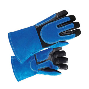 <b>Long</b> Gauntlet Heavy Duty Welding Working <b>Gloves</b> Rugged Safety Gear Welding Working <b>Gloves</b> - Product Image 3