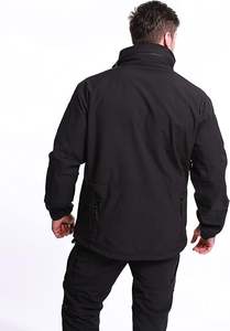 Stay Ready Anywhere Tactical Softshell Jacket with <b>Waterproof</b> Hood & Full Zip Windbreaker for <b>Rugged</b> <b>Outdoor</b> Travel - Product Image 3