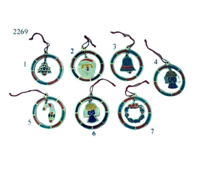 Ornements de Noël en métal pour arbre Décorations de Noël suspendues Décorations de sapin de Noël élégantes - Product Image 2