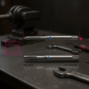 Maschiatura per macchine HSS a passo grossolano per fori passanti - Product Image 3