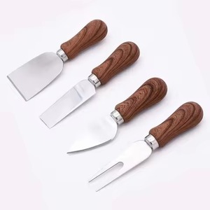 Ensemble de couteaux à fromage manche en maïs argenté ensemble de fromage en acier inoxydable grande cuillère de service pour Buffet Restaurant - Product Image 5