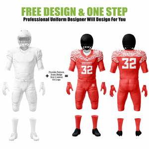 2025 équipe personnalisée maillot de Football américain ensemble pantalon respirant Sublimation imprimé conception pour les jeunes/adultes jour de jeu commande directe - Product Image 2