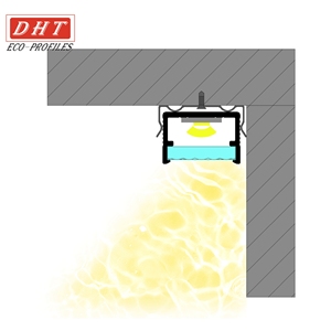 Profils en plastique sur mesure en forme de U, boîtier de diffuseur d'eau PC, couvercle diffuseur d'ondes, profilé de surface pour éclairage linéaire LED - Product Image 4