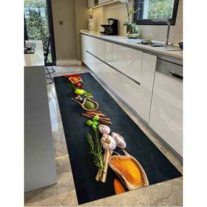 Alfombra de Cocina con Diseño de Especias: Alfombra Moderna Antideslizante para Decoración del Hogar, Alfombra Suave No Tejida - Product Image 5