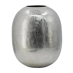 Florero decorativo de Metal para sala de estar, dormitorio, decoración, objeto de mesa, maceta de Metal, jarrones de acento, artesanías pulidas de níquel - Product Image 1