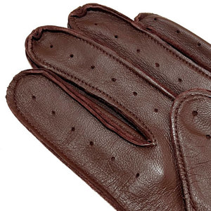 Gants de conduite tactiques d'hiver de haute qualité personnalisés pour hommes en cuir de mouton style uni écran tactile - Product Image 5