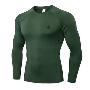 Garde d'urgence de haute qualité pour l'entraînement au combat Meilleur prix Service OEM Compression Rash Guard Design - Product Image 1
