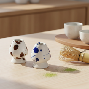 ที่วางไม้ตีชาเขียวมัทฉะเคลือบสีขาว ดีไซน์นอร์ดิก คุณภาพพรีเมียม 3460997 ผลิตจากพอร์ซเลนที่ทนทาน - Product Image 6