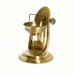 Support d'encens Bakhoor religieux en bois et métal, design haut de gamme, éco-responsable, brûleur en bois, prix abordable, tendance, directement de l'usine - Product Image 5