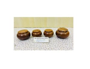 American-Style <b>Wooden</b> Odyssey Cremation <b>Urn</b> <b>for</b> <b>Ashes</b> Brassworld India Brand 200 Cubic Inch Capacity Brown Eco-Friendly Durable - Product Image 1