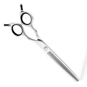 Tijeras de Entresacar Profesionales de Doble Apoyo para Dedos, para Diestros, de Acero Inoxidable Afilado, Tijeras de Peluquería de Precisión - Product Image 6