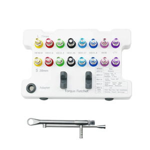 ชุดเครื่องมือทันตกรรมสำหรับใช้ในการผ่าตัดเทียมประแจแรงบิดไขควงถอด + กล่อง - Product Image 2