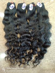 Cheveux Remy indiens ondulés profonds bruts cheveux humains vierges en vrac - Product Image 3