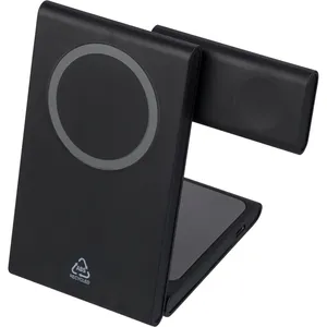 Stazione di Ricarica Wireless Sostenibile Valerio, Gadget USB Promozionale - Product Image 1