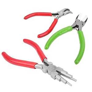 Pinzas de ganchillo y alicates de cobre, juego de herramientas para hacer joyas, alambre de bucle de cuentas, herramientas manuales DIY, certificado CE, 3 años de garantía - Product Image 3