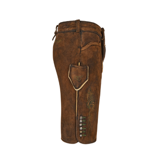 Femmes Original chèvre daim Lederhosen allemand] bavarois chaud Shorts personnalisé broderie authentique cuir Lederhosen - Product Image 3