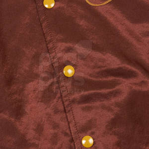 Chaqueta de Satén para Hombre, Cuello Alto, Logotipo Frontal, Transpirable, Ecológica, Ligera, Suave, Brillante, Elegante, Informal de Invierno para Uso Diario - Product Image 4