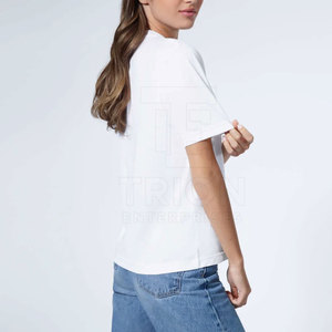 Camiseta de Mujer con Logotipo Personalizado, Mejor Precio, Color Personalizado, Hecha en Pakistán - Product Image 5
