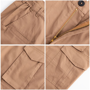 Pantalones Cargo de Estilo Relajado, Tela de Algodón de Alta Calidad, Uso Diario Informal, Diseño Funcional para Exteriores, Transpirables y Cómodos - Product Image 4