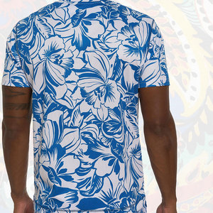 Camisetas Casuales para Hombre, Sublimadas, Ecológicas, de Poliéster/Algodón, Secado Rápido, Transpirables, con Estampado Gráfico Personalizado, Cuello Redondo - Product Image 3