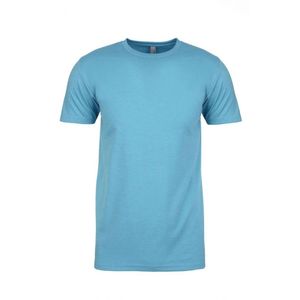 Camisetas clásicas de tres mezclas con cuello redondo para hombre, camiseta Premium Ringspun, camisetas con mango suave de algodón peinado hilado en anillo - Product Image 3
