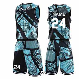 2025 Unisex Basketball Uniform Full <b>Kit</b> Breathable Plus Size Printed Durable <b>Stitching</b> for <b>Long</b> Term Use Sets Hot Selling - Product Image 1