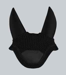 ผ้าคลุมหูม้าแบบถักน้ำหนักเบา ระบายอากาศได้ดี พร้อมโลโก้สั่งทำพิเศษ คุณภาพพรีเมียม ซักได้ ป้องกันแมลงวัน อุปกรณ์เสริมสำหรับขี่ม้า - Product Image 1