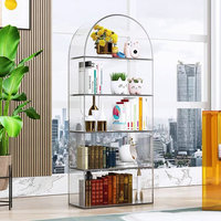 Étagère de rangement moderne en acrylique pour livres, étagère de rangement pour magazines de bureau