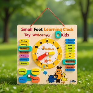 Reloj de Aprendizaje para Niños con Diseño de Ratón Pequeño, con Calendario, Relojes de Juguete para Niños - Product Image 3