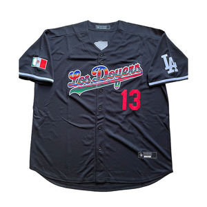 เสื้อทีมบาสเก็ตบอลปักโลโก้และหมายเลขตามสั่ง ไซส์พลัส เสื้อซอฟต์บอล/เบสบอล ระบายอากาศได้ดี ซับเหงื่อ - Product Image 1